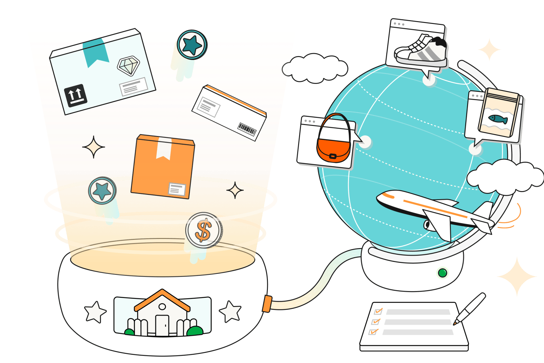 Hahaya 海外集運主視覺